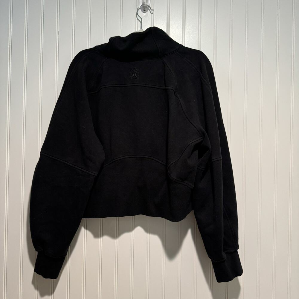 Lululemon Scuba Oversized Funnel Neck Sweatshirt Black Size M/L - Picture 7 of 8